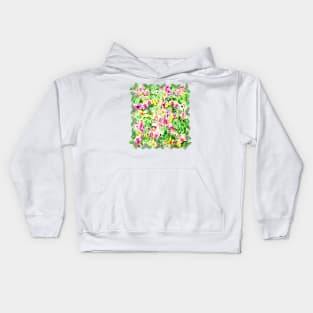 Floral Pattern Kids Hoodie